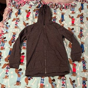 Large (10/12) grey kids zip up